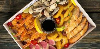 Сет "Деликатесный" коллекция морепродуктов на 6-8 персон